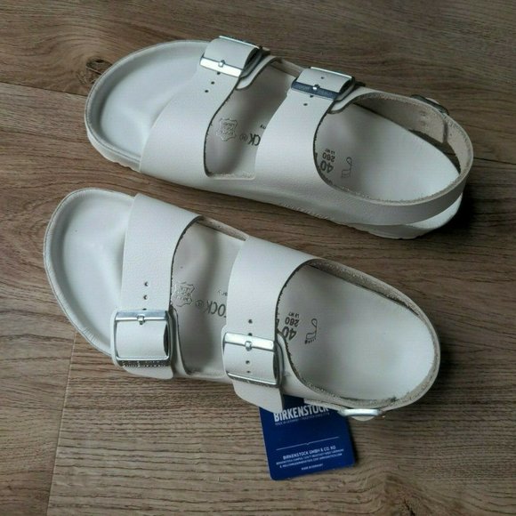 Birkenstock Milano Exquisite Leather Sandals - Picture 7 of 12